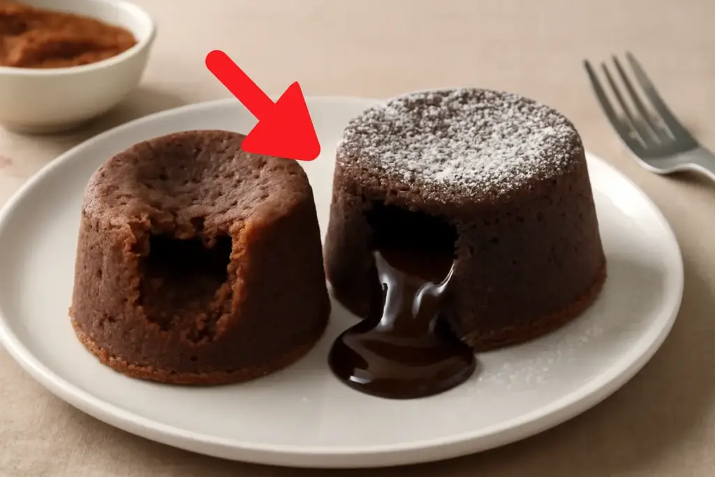 Tortino al cioccolato dal cuore morbido: l’errore da evitare per un ripieno fondente